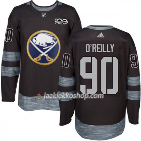 Miehille NHL Buffalo Sabres Pelipaita Ryan OReilly 90 1917-2017 100th Anniversary Adidas Musta Authentic